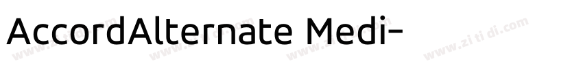 AccordAlternate Medi字体转换